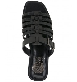 Lemenda Slip-On Flat Fisherman Sandals Black $47.96 Shoes