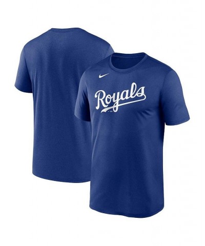 Men's Royal Kansas City Royals Wordmark Legend Performance Big and Tall T-shirt $27.99 T-Shirts