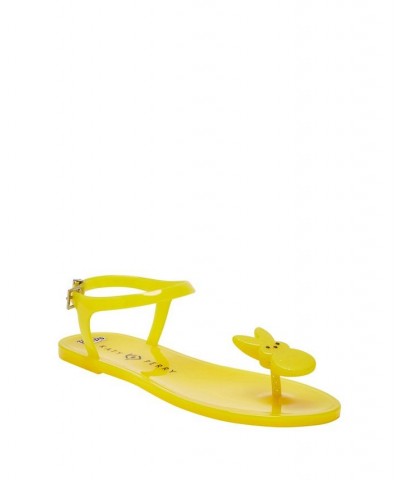 Women's Peeps Bunny Geli Round Toe Sandals Yellow $29.67 Shoes