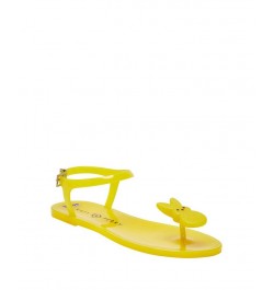 Women's Peeps Bunny Geli Round Toe Sandals Yellow $29.67 Shoes