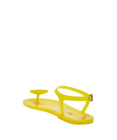 Women's Peeps Bunny Geli Round Toe Sandals Yellow $29.67 Shoes