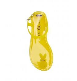 Women's Peeps Bunny Geli Round Toe Sandals Yellow $29.67 Shoes