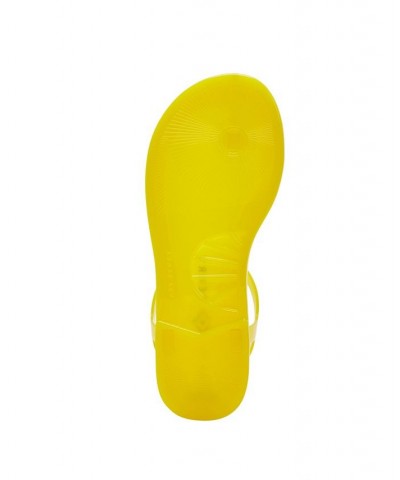 Women's Peeps Bunny Geli Round Toe Sandals Yellow $29.67 Shoes