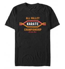 Cobra Kai Sony Men's All Valley Champion Short Sleeve T-Shirt Black $15.75 T-Shirts