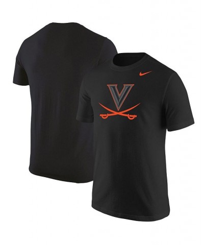 Men's Black Virginia Cavaliers Logo Color Pop T-shirt $14.40 T-Shirts