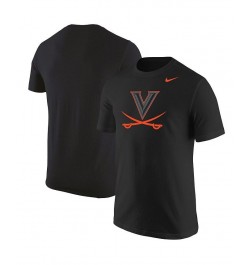 Men's Black Virginia Cavaliers Logo Color Pop T-shirt $14.40 T-Shirts