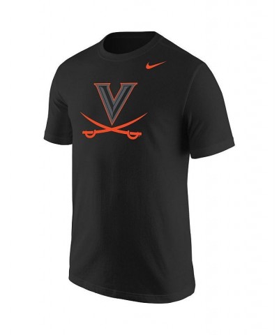 Men's Black Virginia Cavaliers Logo Color Pop T-shirt $14.40 T-Shirts