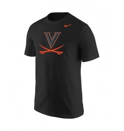 Men's Black Virginia Cavaliers Logo Color Pop T-shirt $14.40 T-Shirts