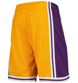 Men's Gold-Tone Los Angeles Lakers Hardwood Classics Team Swingman Shorts $28.70 Shorts