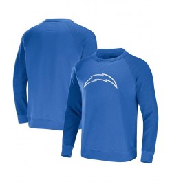 Men's NFL x Darius Rucker Collection by Powder Blue Los Angeles Chargers Raglan Fleece Pullover Sweatshirt $28.67 Sweatshirt