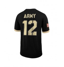 Men's 12 Black Army Black Knights Untouchable Football Jersey $44.85 Jersey