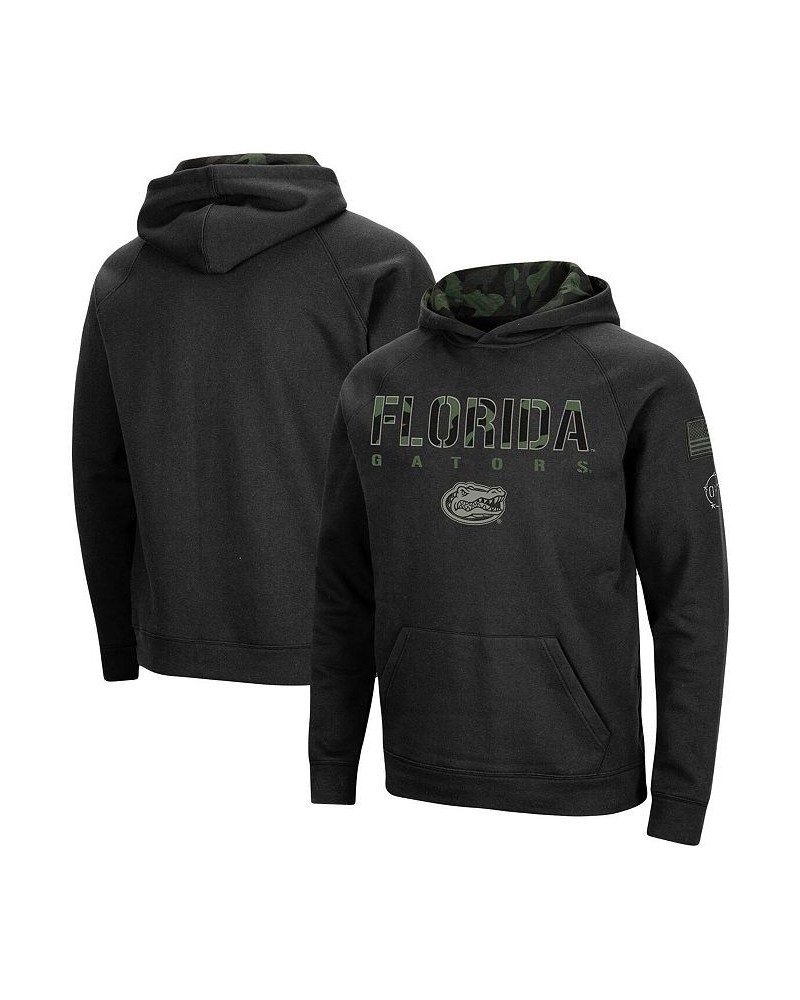 Men's Black Florida Gators Big and Tall OHT Military-Inspired Appreciation Raglan Pullover Hoodie $45.04 Sweatshirt