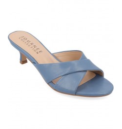 Women's Berkly Slip-on Heel Blue $45.00 Shoes