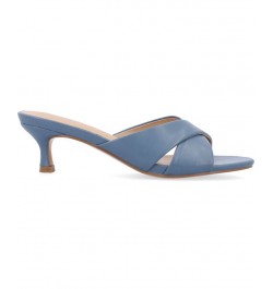 Women's Berkly Slip-on Heel Blue $45.00 Shoes