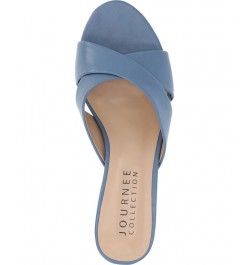 Women's Berkly Slip-on Heel Blue $45.00 Shoes