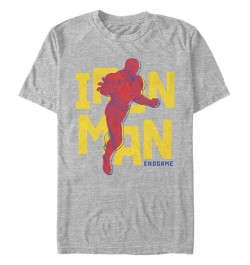 Marvel Men's Avengers Endgame Iron Man Pop Art, Short Sleeve T-shirt Gray $19.24 T-Shirts