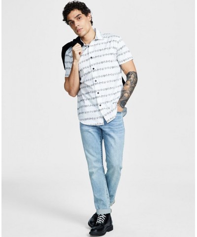 Men's Dice Classic-Fit Button-Down Shirt White $54.00 Shirts