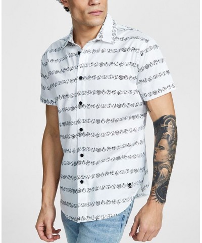 Men's Dice Classic-Fit Button-Down Shirt White $54.00 Shirts