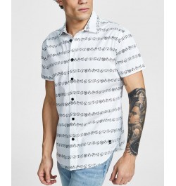 Men's Dice Classic-Fit Button-Down Shirt White $54.00 Shirts