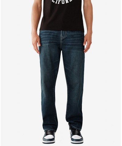 Men's Bobby Big T Relaxed Baggy Jeans Blue $37.63 Jeans