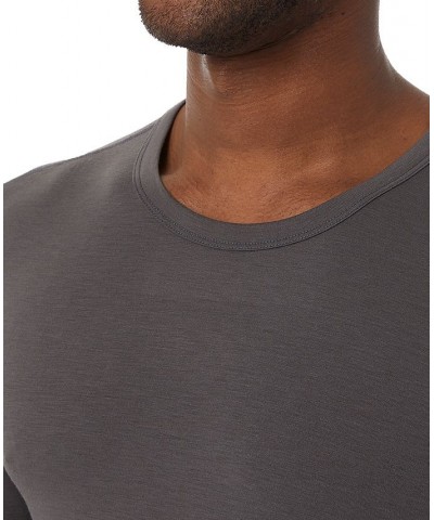 Men's Heat Plus Long-Sleeve Thermal Shirt Gray $11.41 Undershirt