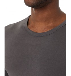 Men's Heat Plus Long-Sleeve Thermal Shirt Gray $11.41 Undershirt