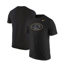 Men's Black Missouri Tigers Logo Color Pop T-shirt $19.35 T-Shirts