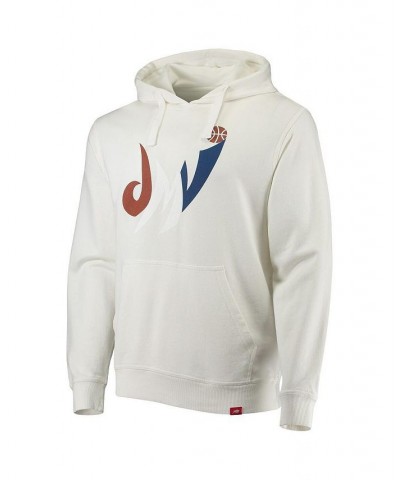 Men's White Washington Wizards Olsen Pullover Hoodie $36.45 Sweatshirt