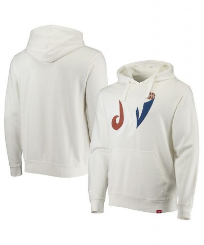 Men's White Washington Wizards Olsen Pullover Hoodie $36.45 Sweatshirt