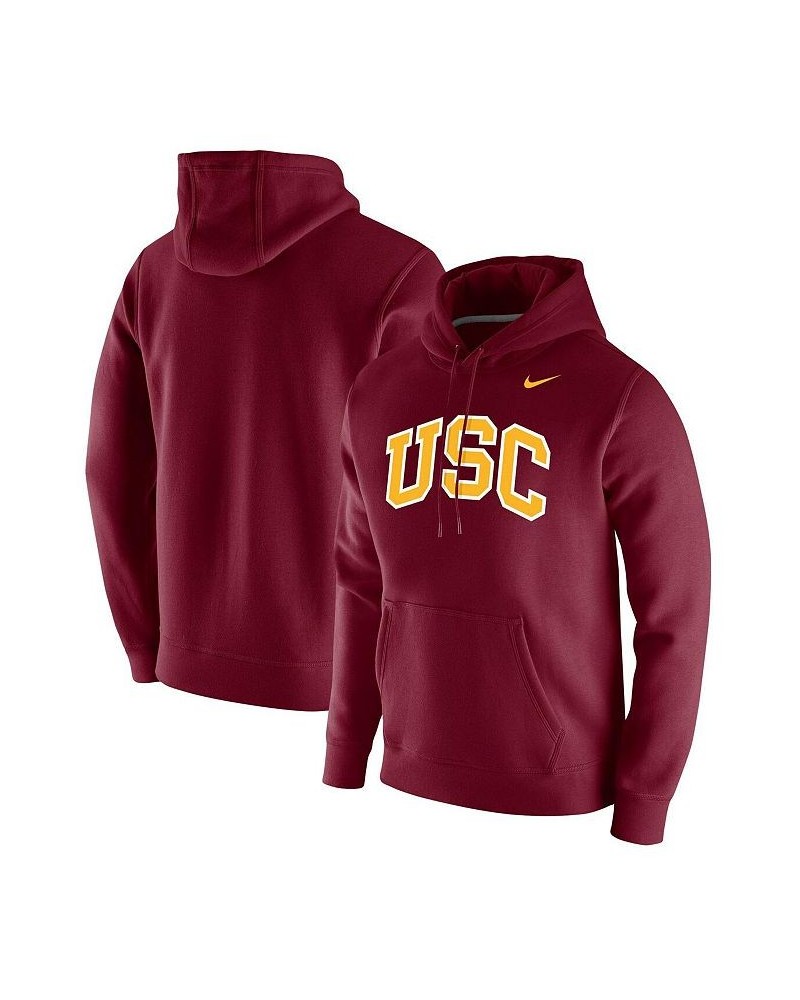 Men's Cardinal Usc Trojans Vintage-Like School Logo Pullover Hoodie $38.25 Sweatshirt