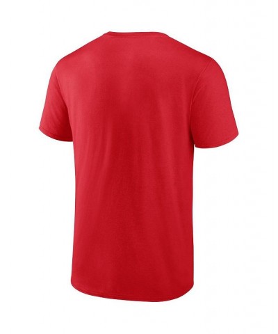 Men's Red Formula 1 Secondary Logo T-shirt $26.87 T-Shirts