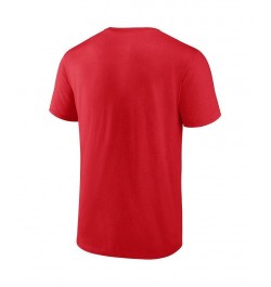 Men's Red Formula 1 Secondary Logo T-shirt $26.87 T-Shirts