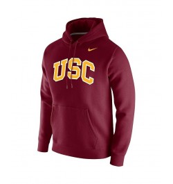 Men's Cardinal Usc Trojans Vintage-Like School Logo Pullover Hoodie $38.25 Sweatshirt