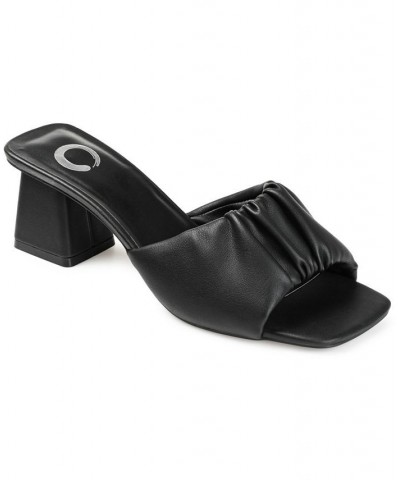 Women's Briarr Ruched Sandals PD01 $49.39 Shoes