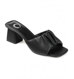 Women's Briarr Ruched Sandals PD01 $49.39 Shoes