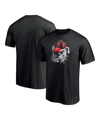 Men's Branded Black Georgia Bulldogs Team Midnight Mascot T-shirt $13.12 T-Shirts