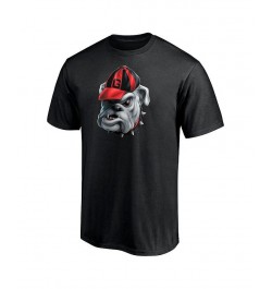 Men's Branded Black Georgia Bulldogs Team Midnight Mascot T-shirt $13.12 T-Shirts