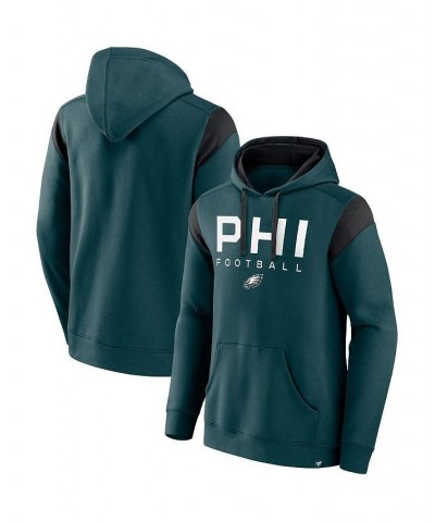 Men's Branded Midnight Green Philadelphia Eagles Call The Shot Pullover Hoodie $40.79 Sweatshirt