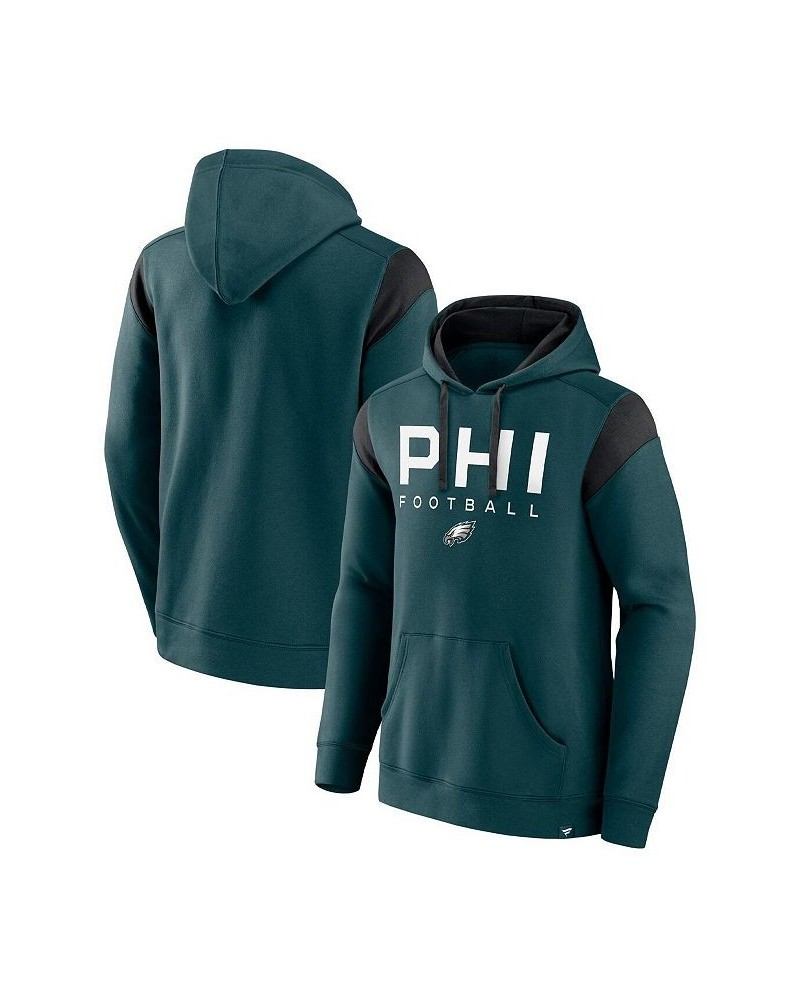 Men's Branded Midnight Green Philadelphia Eagles Call The Shot Pullover Hoodie $40.79 Sweatshirt