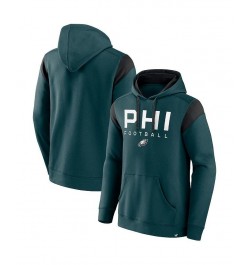 Men's Branded Midnight Green Philadelphia Eagles Call The Shot Pullover Hoodie $40.79 Sweatshirt