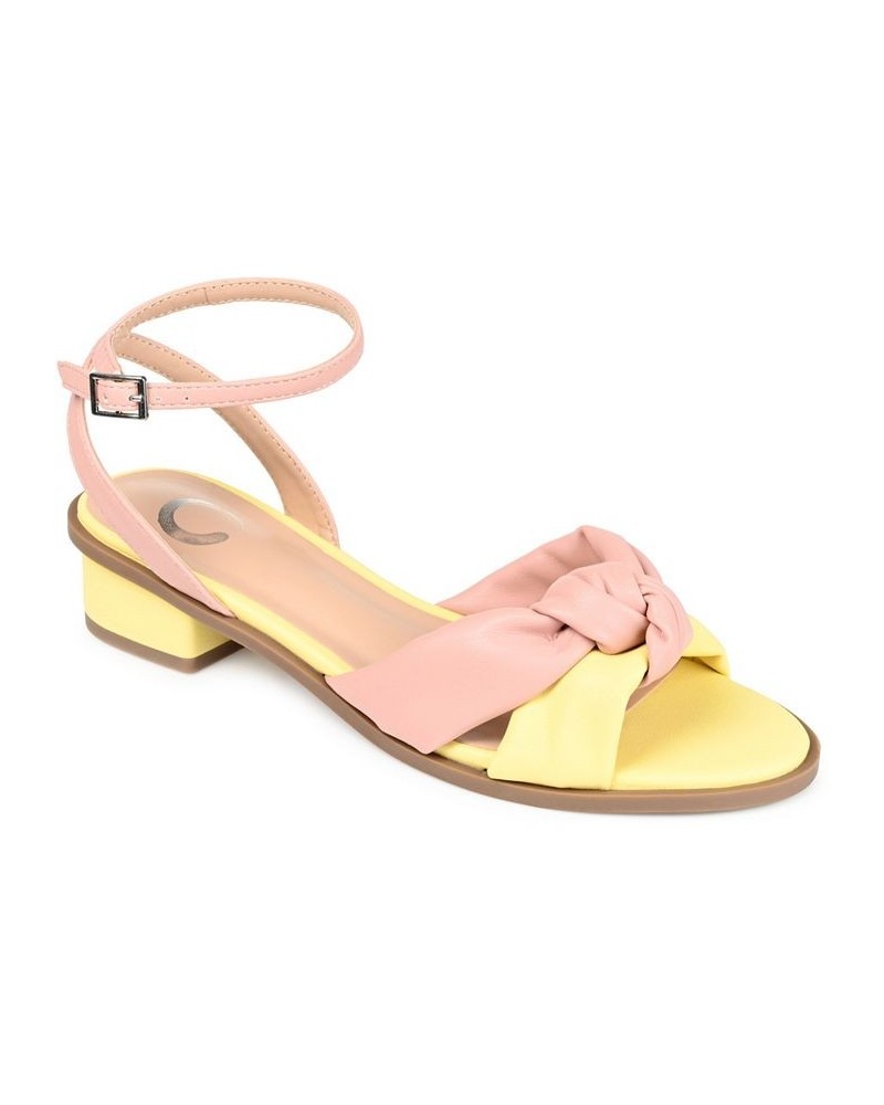 Women's Edythe Knotted Sandals Pink $47.50 Shoes