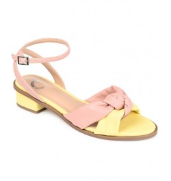 Women's Edythe Knotted Sandals Pink $47.50 Shoes