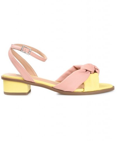 Women's Edythe Knotted Sandals Pink $47.50 Shoes