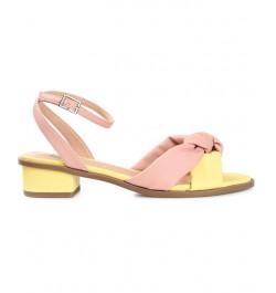 Women's Edythe Knotted Sandals Pink $47.50 Shoes