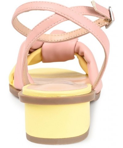 Women's Edythe Knotted Sandals Pink $47.50 Shoes