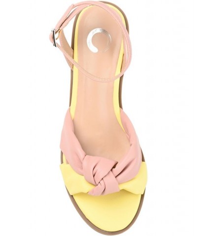 Women's Edythe Knotted Sandals Pink $47.50 Shoes