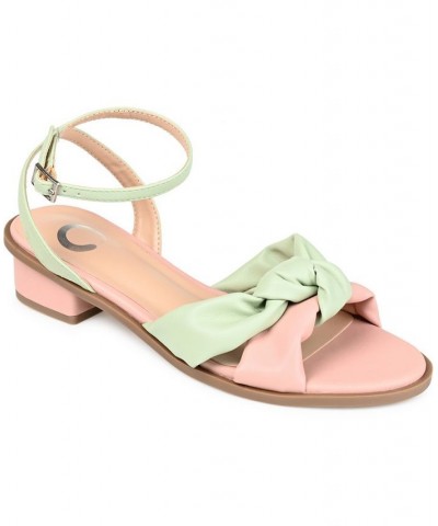 Women's Edythe Knotted Sandals Pink $47.50 Shoes