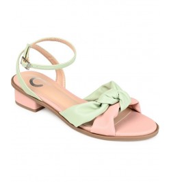 Women's Edythe Knotted Sandals Pink $47.50 Shoes