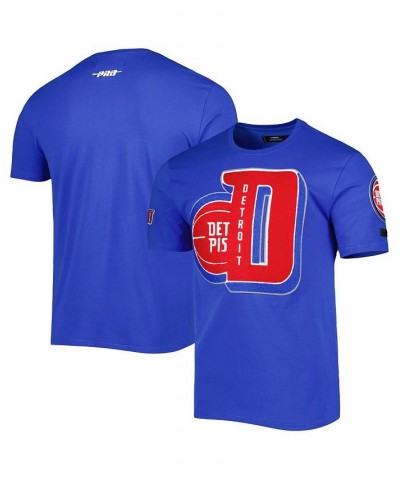 Men's Blue Detroit Pistons Mash Up Capsule T-shirt $34.30 T-Shirts