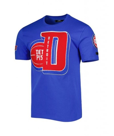 Men's Blue Detroit Pistons Mash Up Capsule T-shirt $34.30 T-Shirts